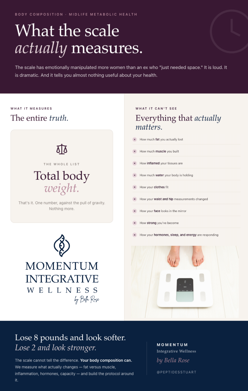 What the Scale Actually Measures (And Why It’s Misleading You)