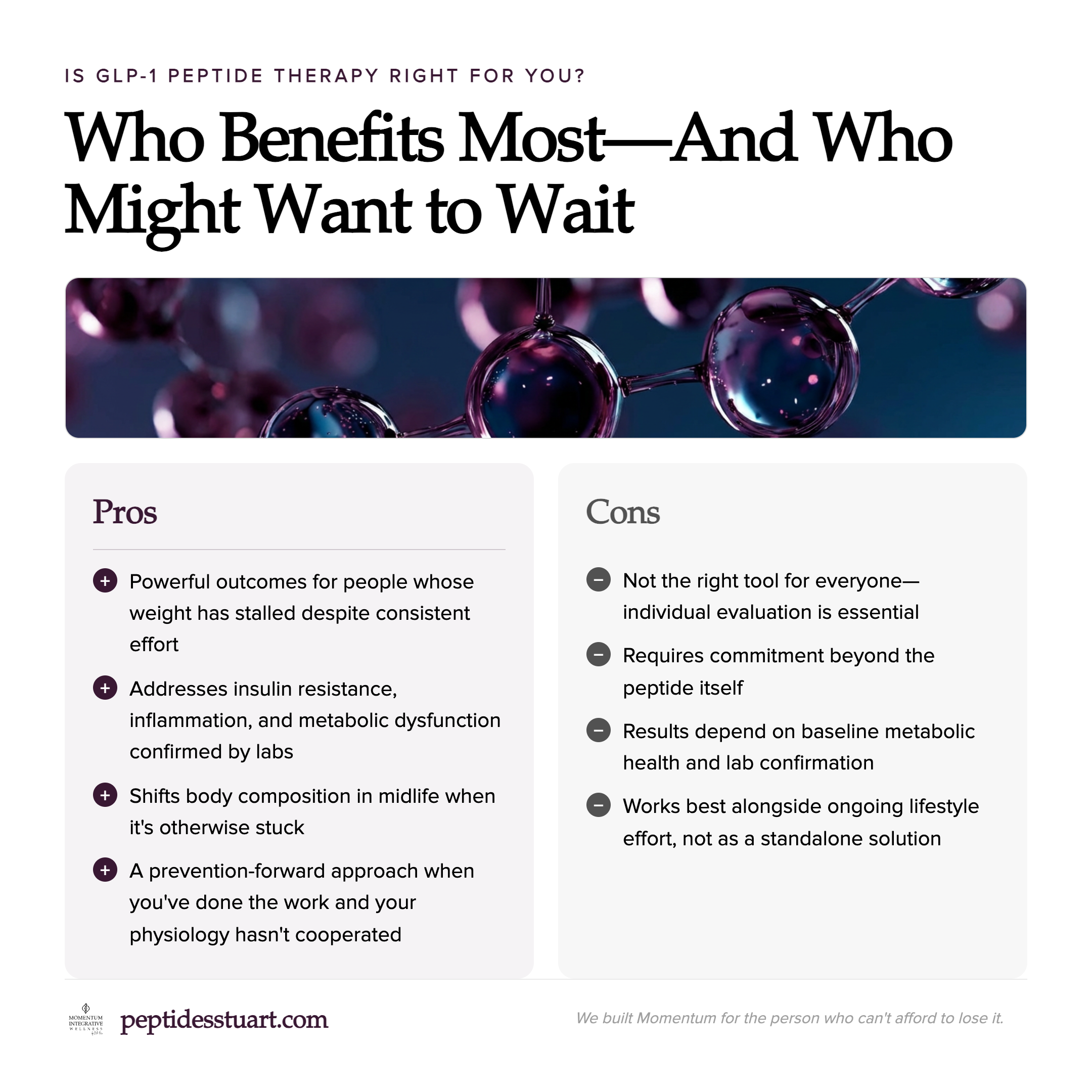 Who GLP-1 Peptide Therapy Is — And Isn’t — For